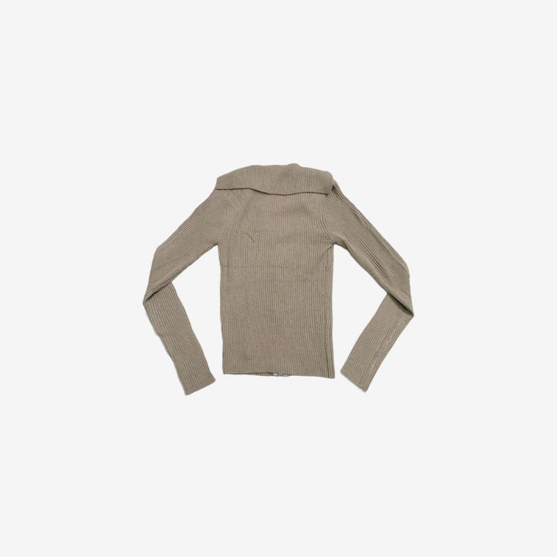 Meran Wool Two Way Knit Cardigan