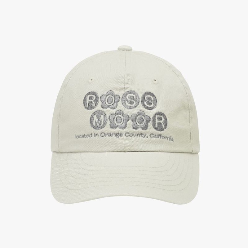 ROSSMOOR（ロスムーア）の「Logo cap _ivory gray（Hats）」