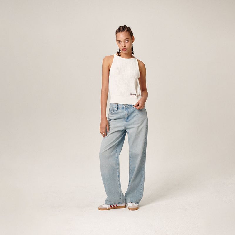 Onu Knitted Sleeveless White
