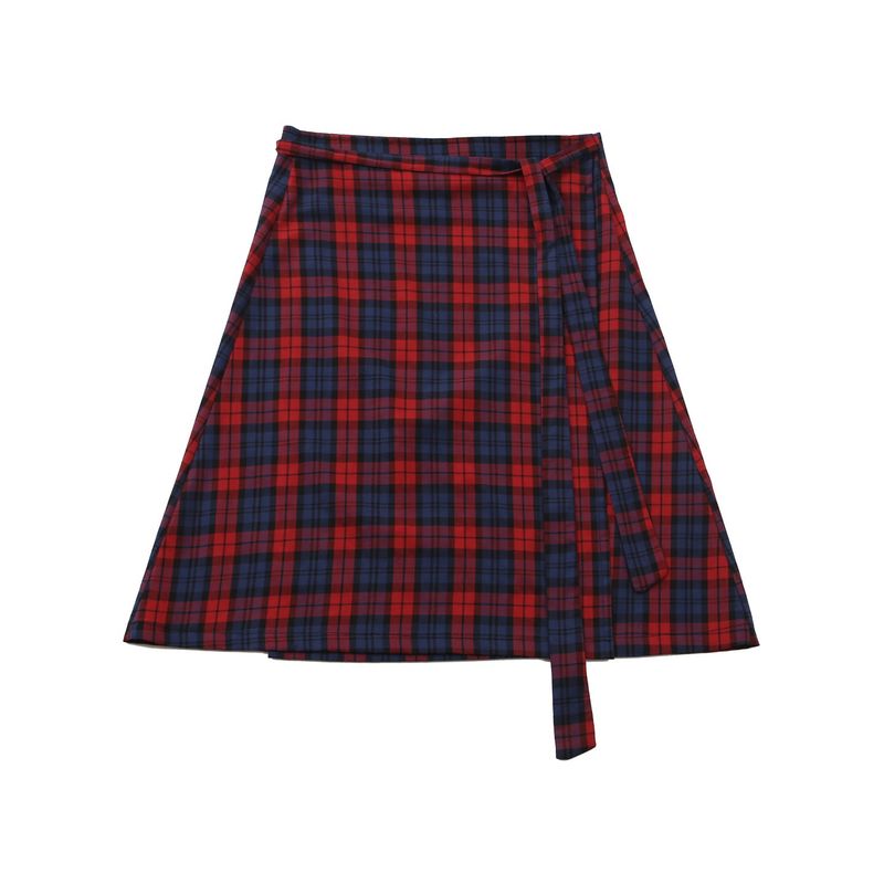 ARCANE FUNK（アーケインファンク）の「TARTAN CHECK WRAP SKIRT RED（Skirts）」