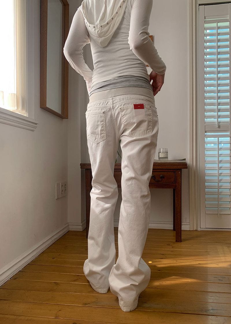 BANDING FLARE PANTS (2color)