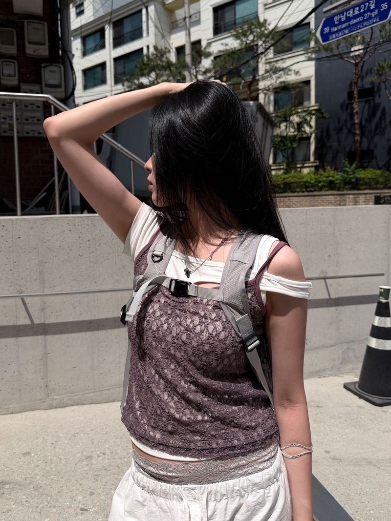  LACE EYELET CAMISOLE