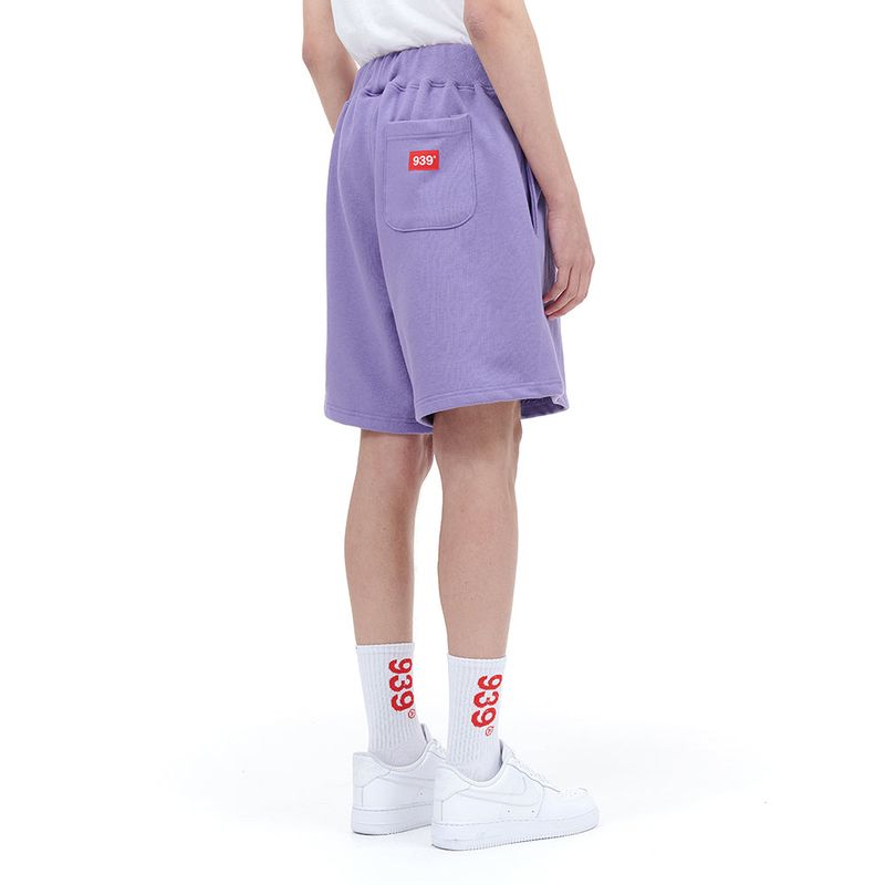 939 LOGO SWEAT SHORTS (LAVENDER)