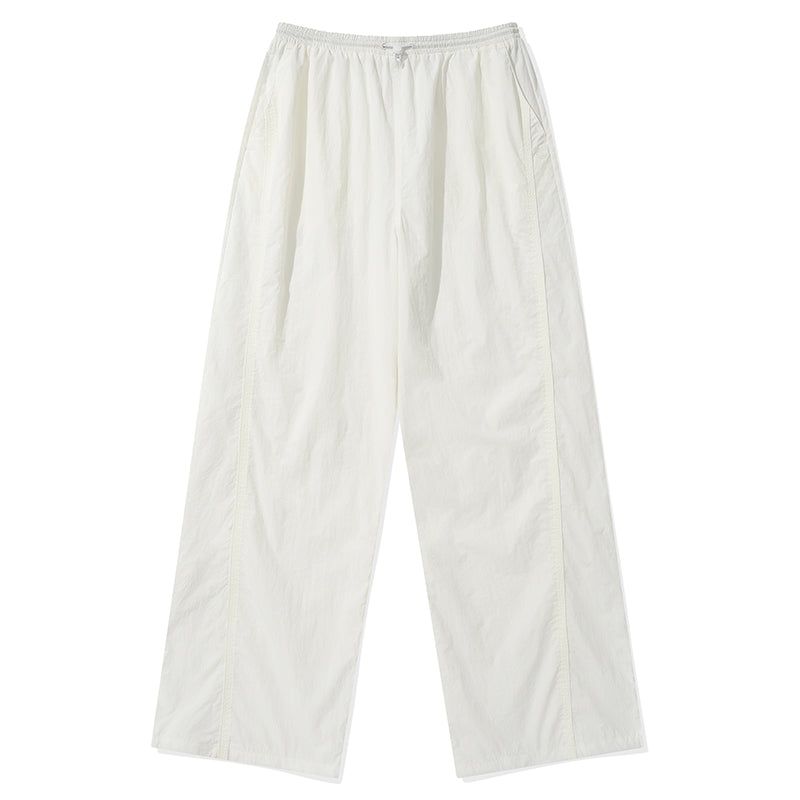 KIRSH PLAIN INCISION WOVEN PANTS [WHITE]