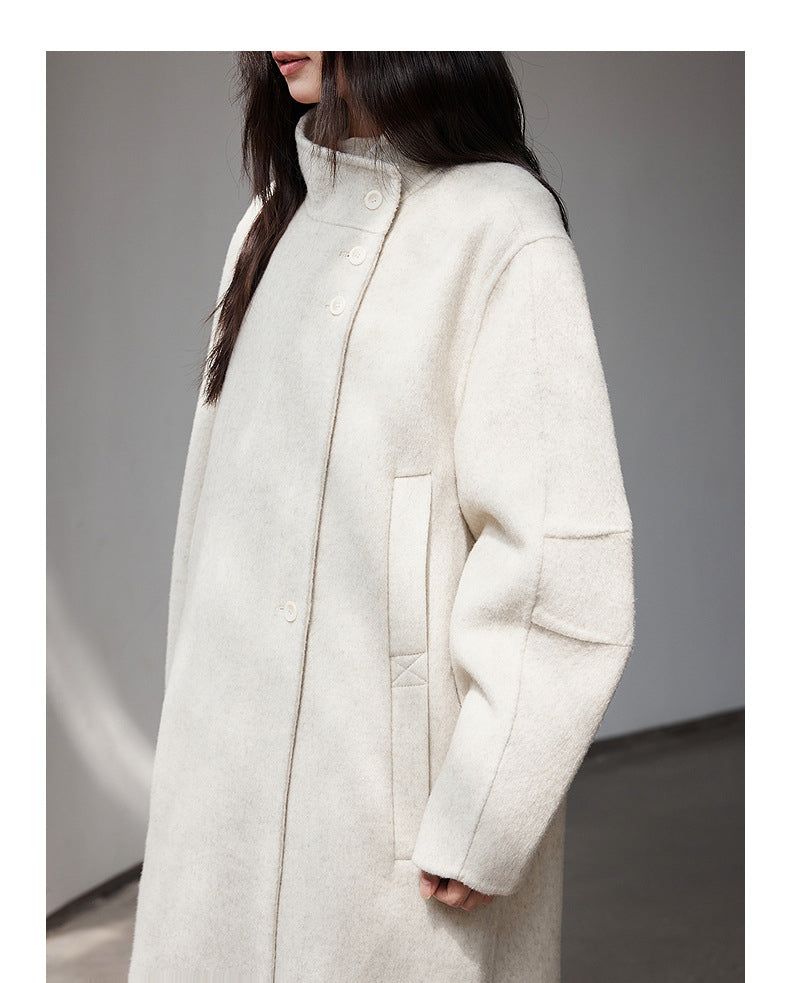 London Museum Double-face Wool Long Coat