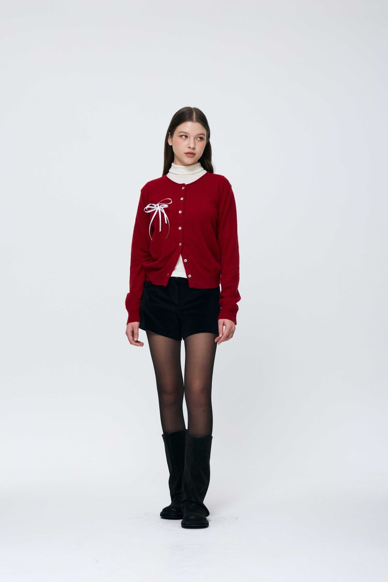 SILEN CORDUROY MICRO PANTS / BLACK