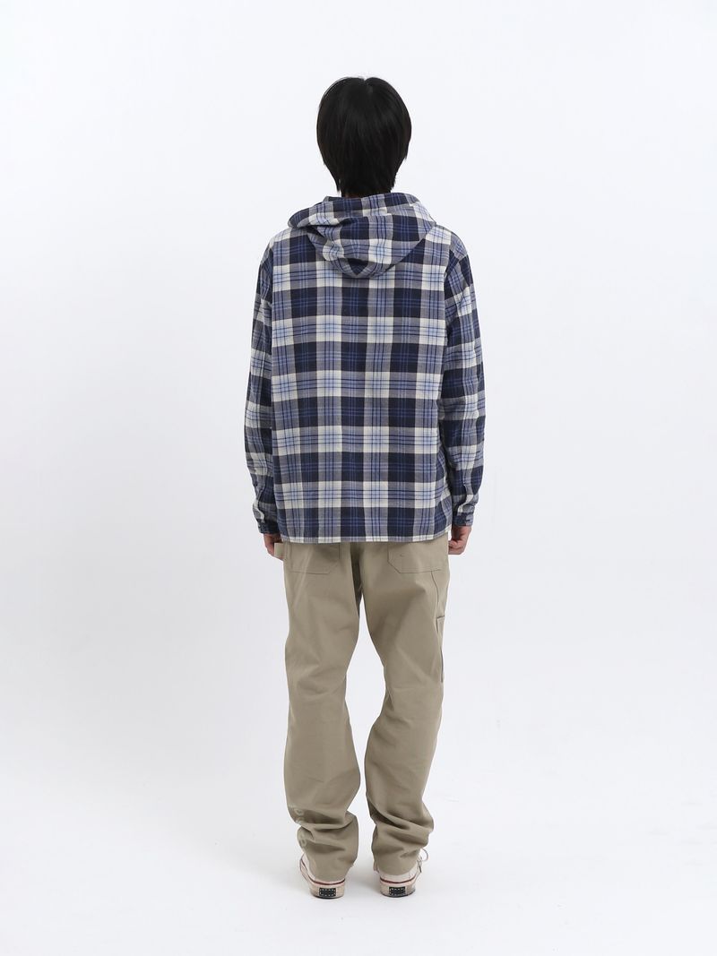 LAMB LIVELIHOOD CHECK PULLOVER HOODIE