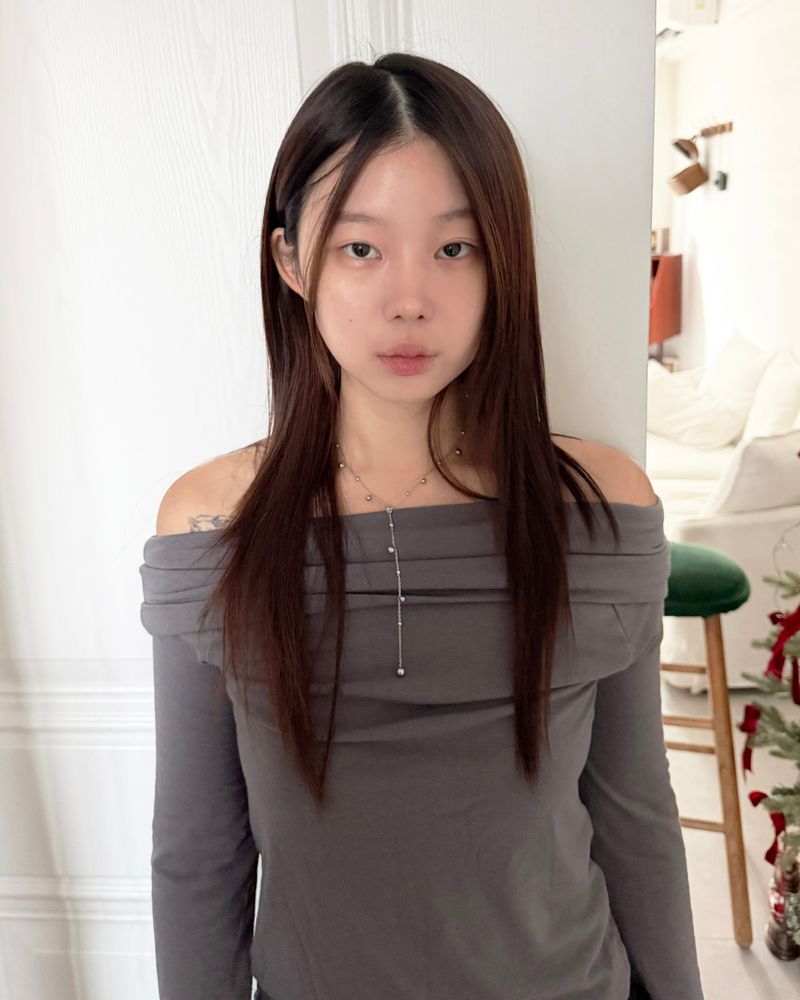 Quiet Drop Y Necklace