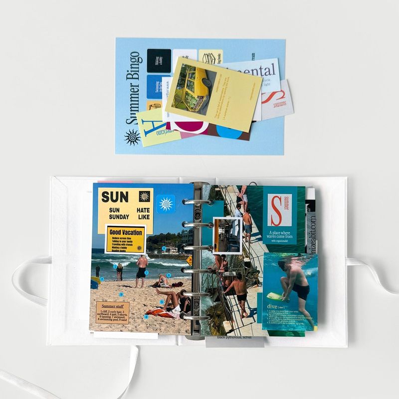 oab summerly pack / scrap sticker set
