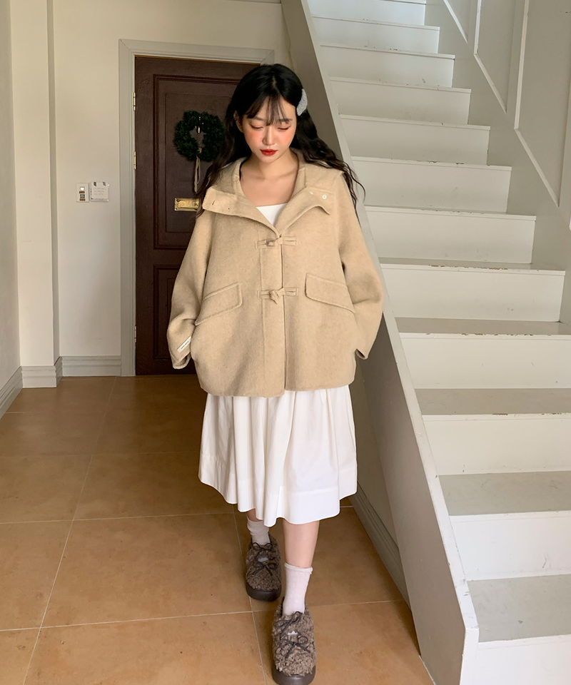 Duffle Half-Length Handmade Coat Jacket