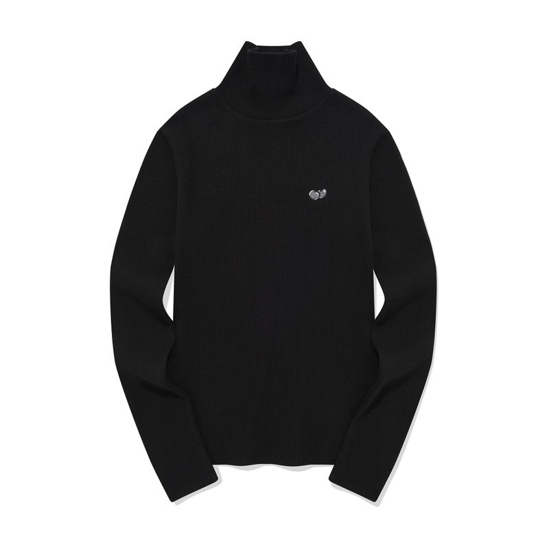 KIRSH（キルシー）の「CHERRY BASIC TURTLE NECK T-SHIRT [BLACK]（Tops）」