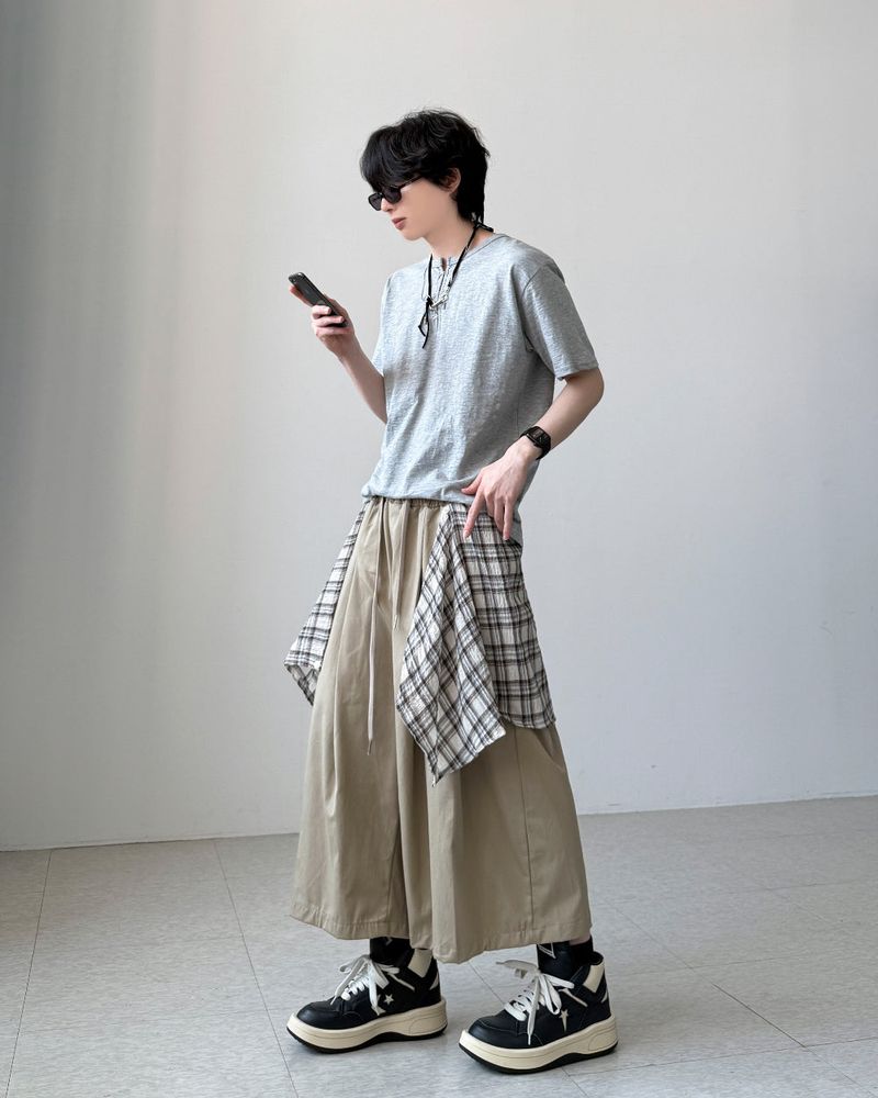 Hype Layered Bermuda Pants