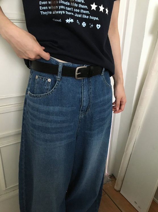 BAON(バオン)の「クラコ ベーシック ボールド レザーベルト(ファッション小物)」