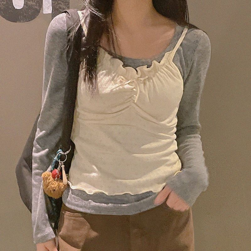 natural mind（ナチュラル マインド）の「Jetty Sleeveless T-Shirt SET（Tops）」