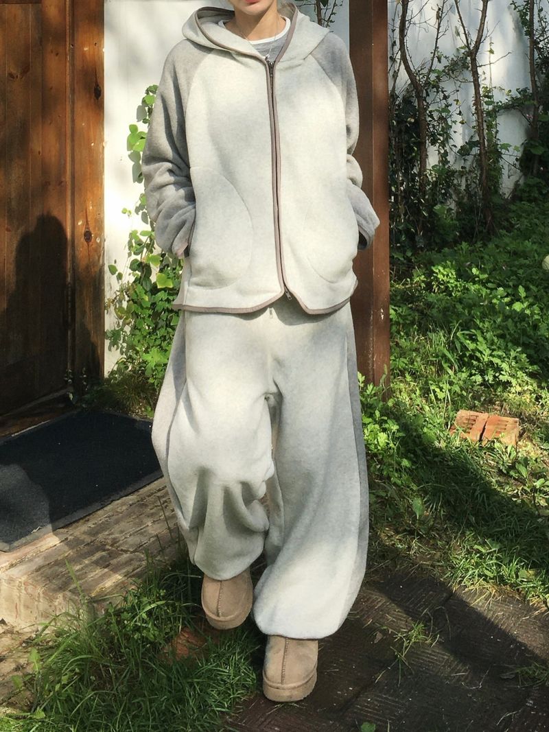 [SET] Fluffy Winter Fleece Zip-Up (3c)