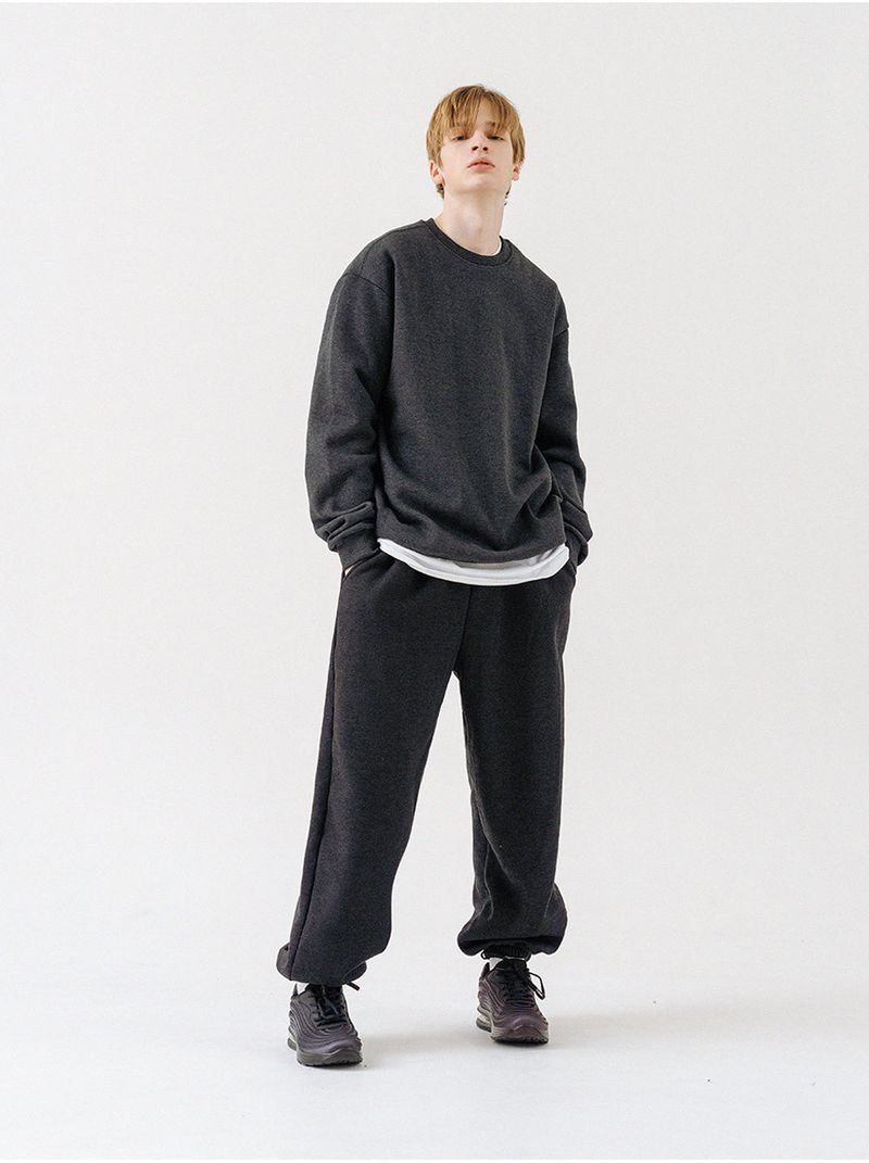 PLAIN BANDING JOGGER PANTS