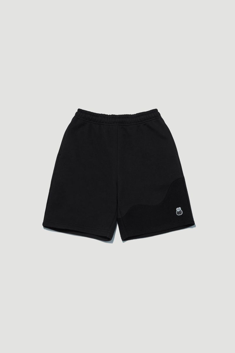APIECEOFCAKE（ピースオブケイク）の「Reverse Bear Patch Shorts_Black（Pants）」