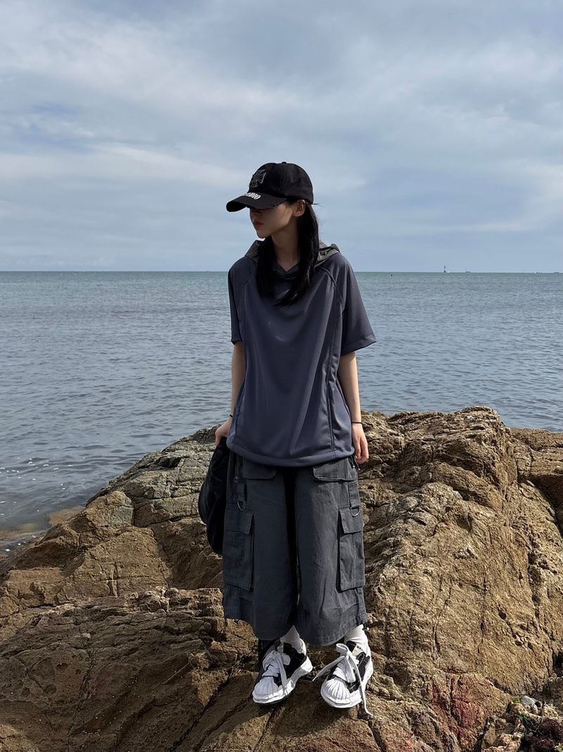 cation d-ring bermuda pants