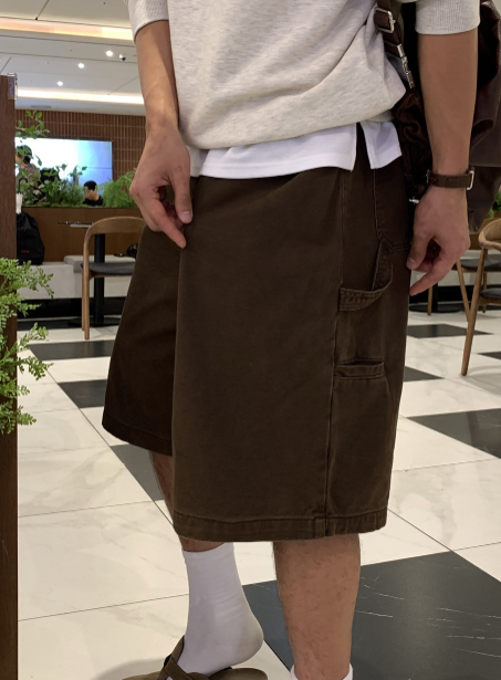 Hills Basic Carpenter Bermuda Banding Pants