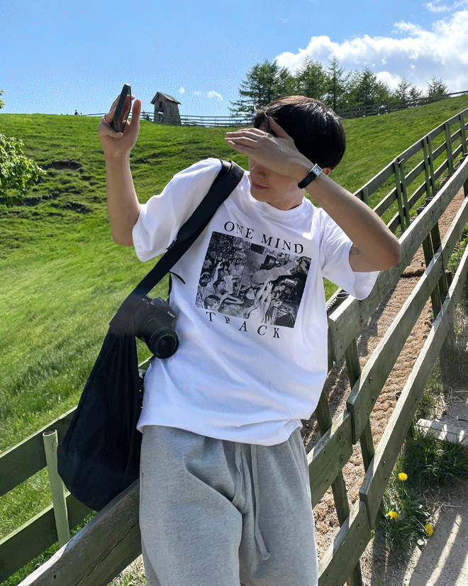 COSYHARU（コシハル）の「ワンマウンド半袖Tシャツ（トップス）」