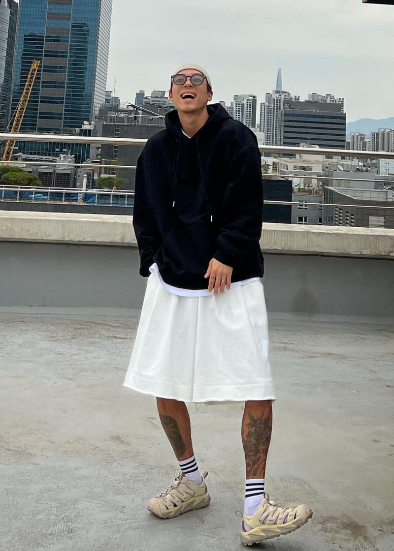 Essential flared half Pants 4COLOR