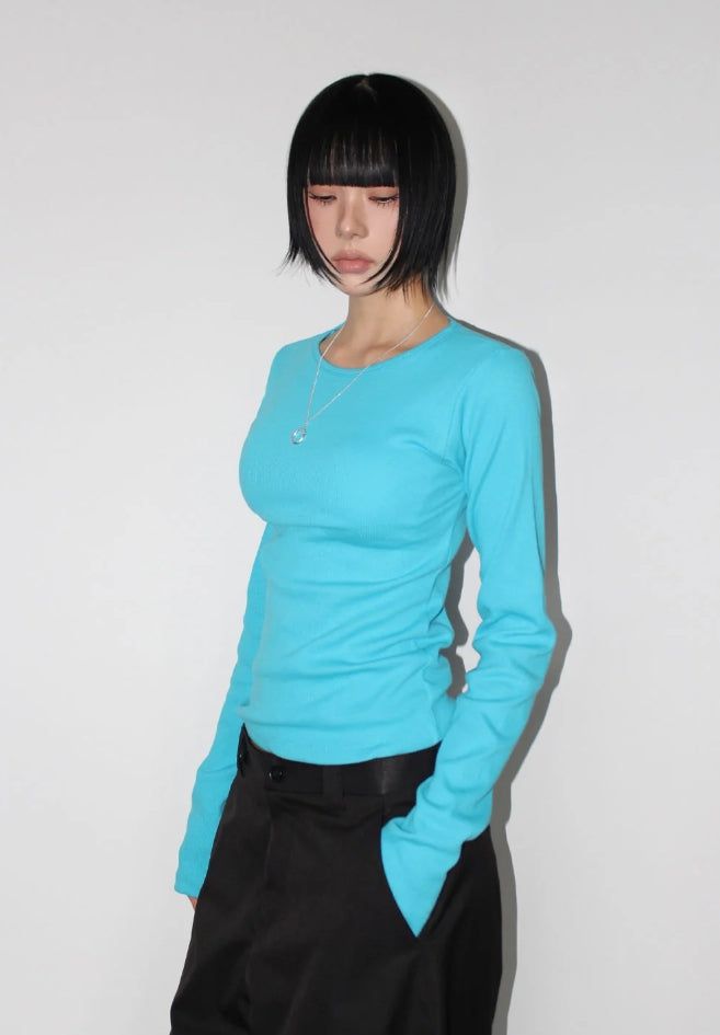 AAKE(アケ)の「VIVID RIBBED LONGSLEEVE(Tops)」