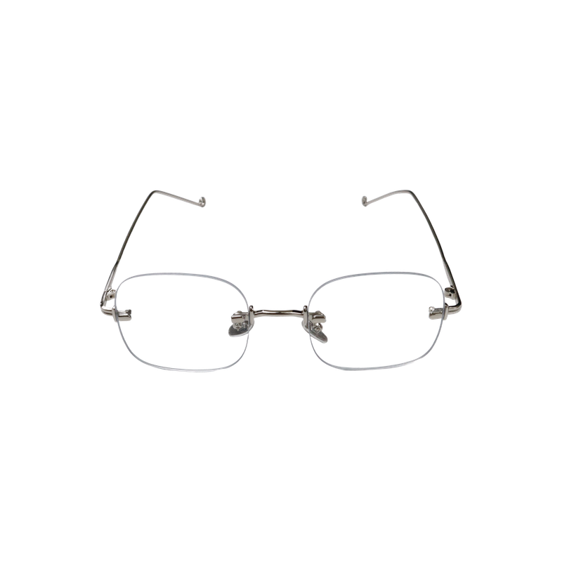 SQUARE RIMLESS GLASSES