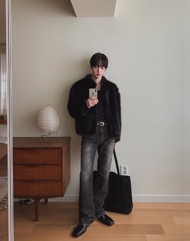 Cudi Over Fur Jacket