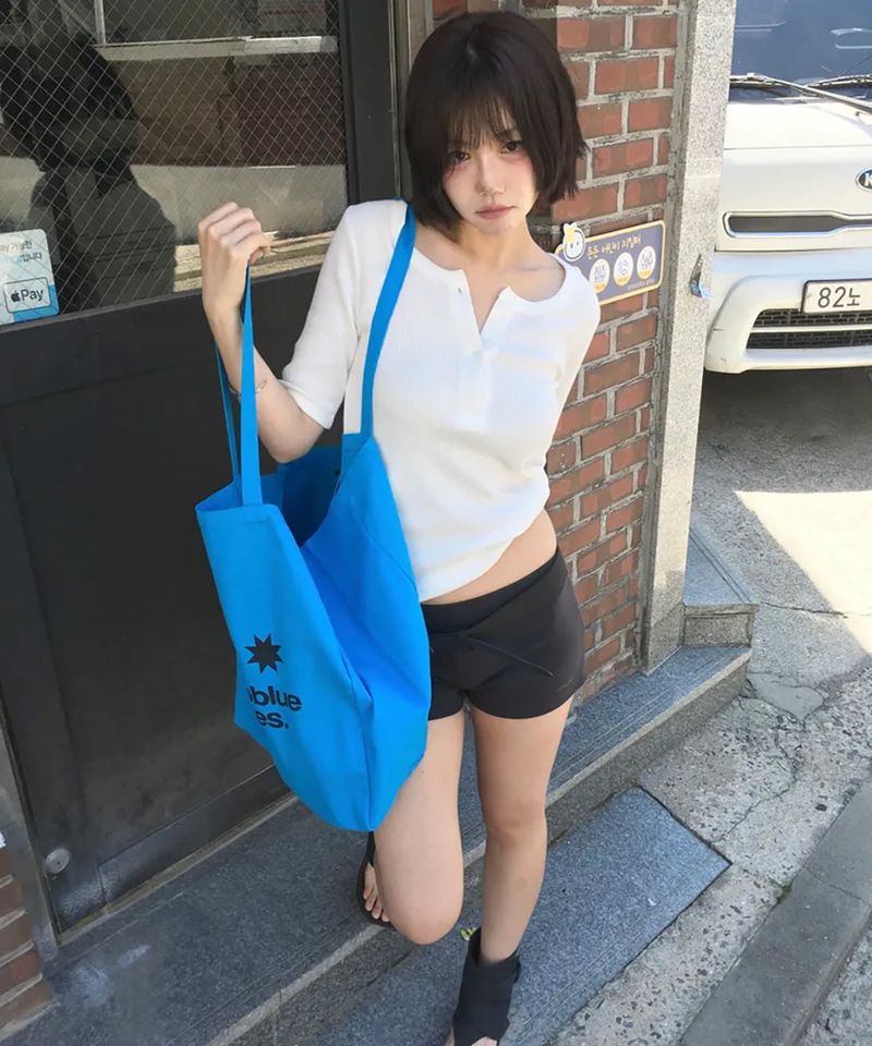 MYDEEPBLUEMEMORIES（マイディープブルーメモリーズ）の「MMロゴエコバッグ 5カラー（バッグ）」