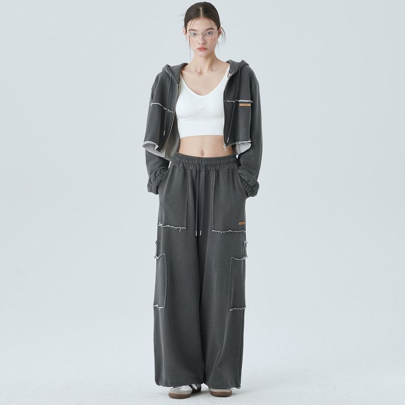 PIGMENT DYEING SWEATPANTS / CHARCOAL