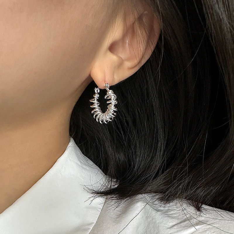 MOSXE（モスクス）の「[925silver] Spring effect earring（Accessories）」