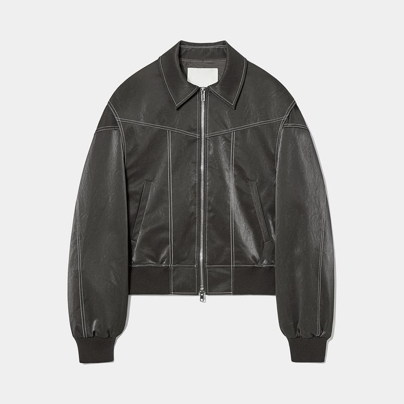 ASCLO Viper Stitch Leather Jacket (8color)
