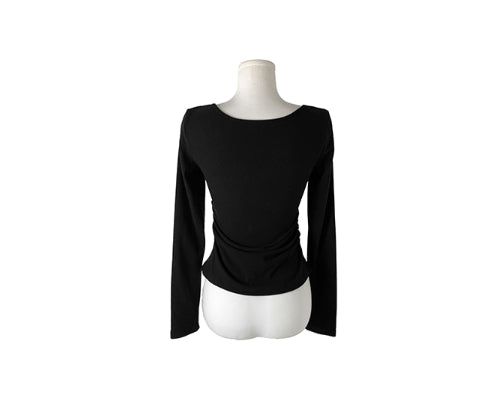 Sojin Lace Shirring Button T-Shirt