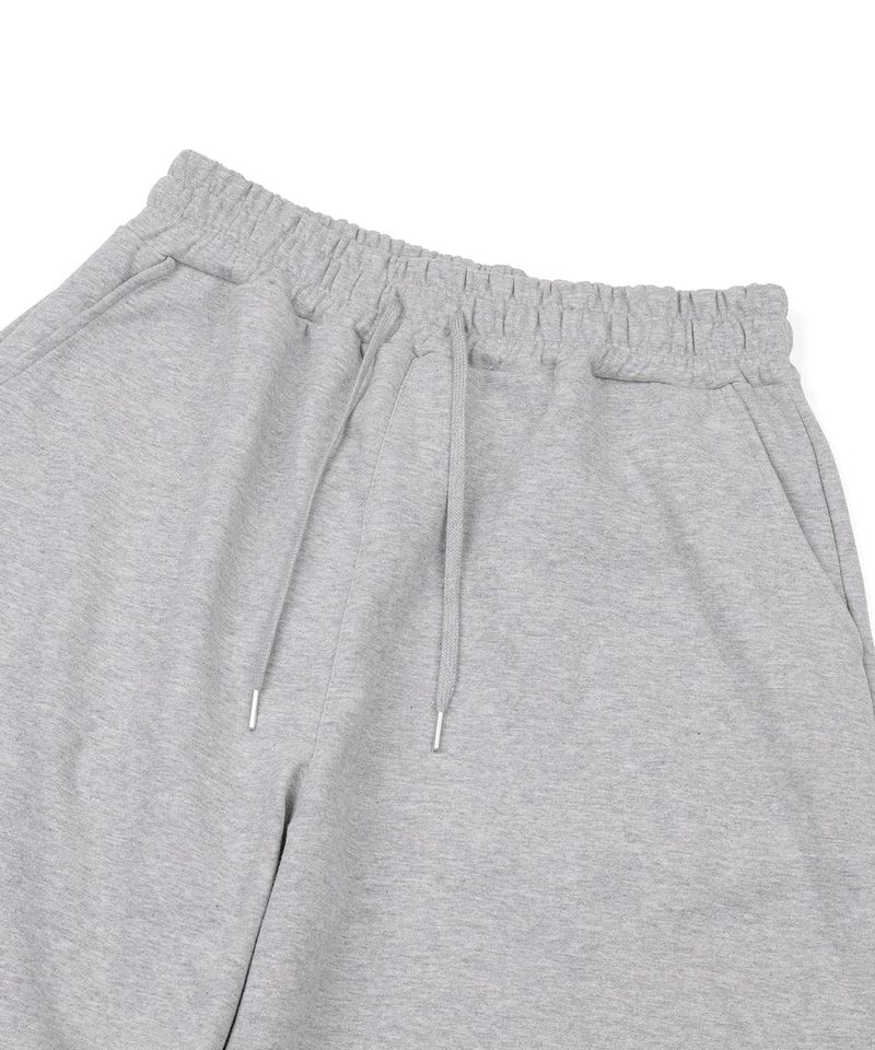 Lettering Big Logo Balloon Sweatpants - Gray