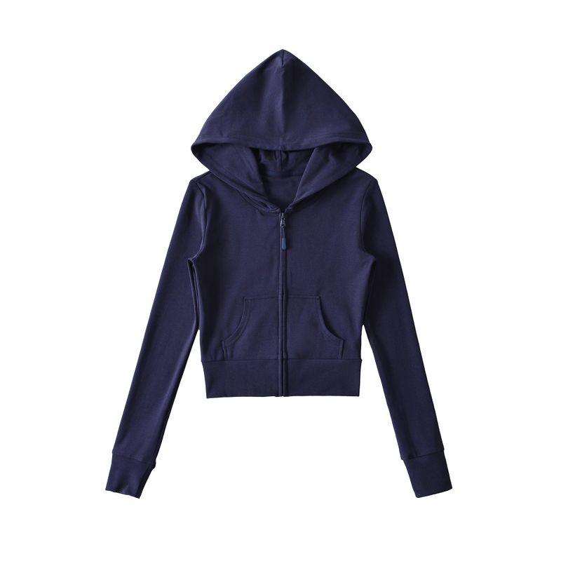 Color Point Hood Jacket