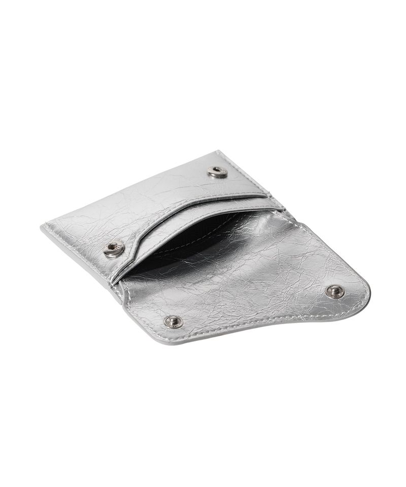 DOT Saddle Slim mini Card Wallets silver