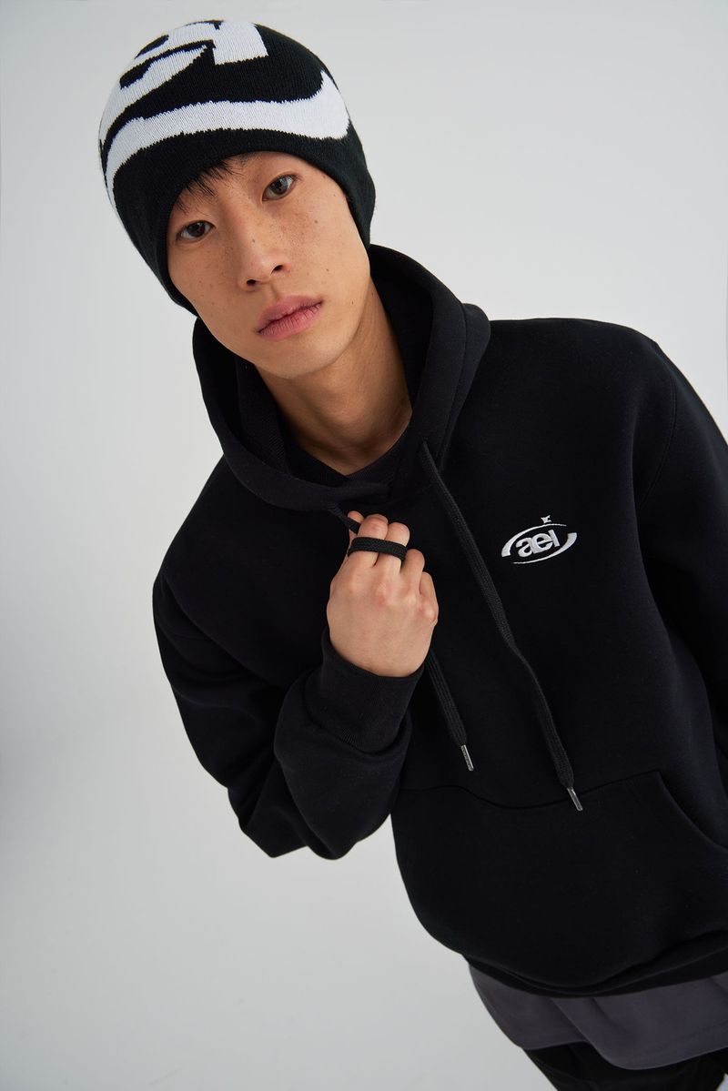 SYMBOL LOGO HOODIE [BLACK]