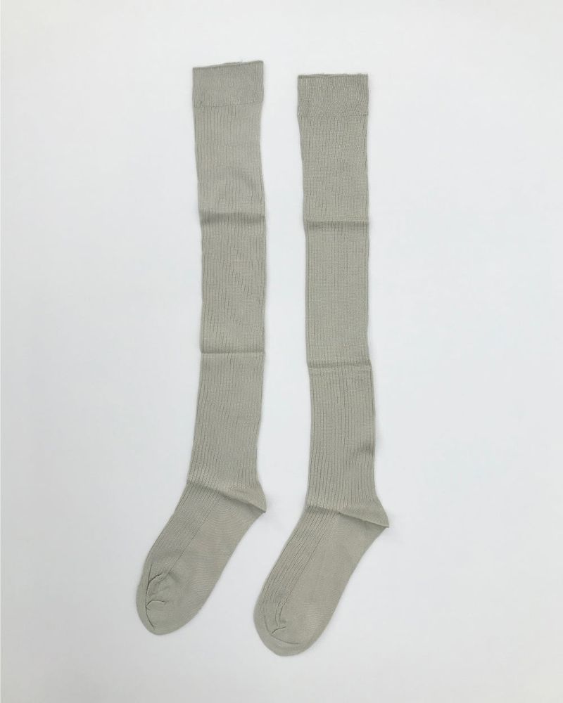 Vinyl gem knee socks (4color)