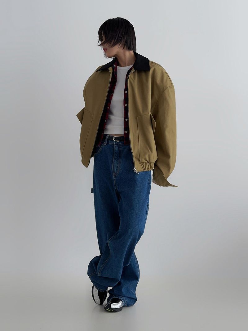 3 TAP Karl Oxford Bicolor Jacket (2color)