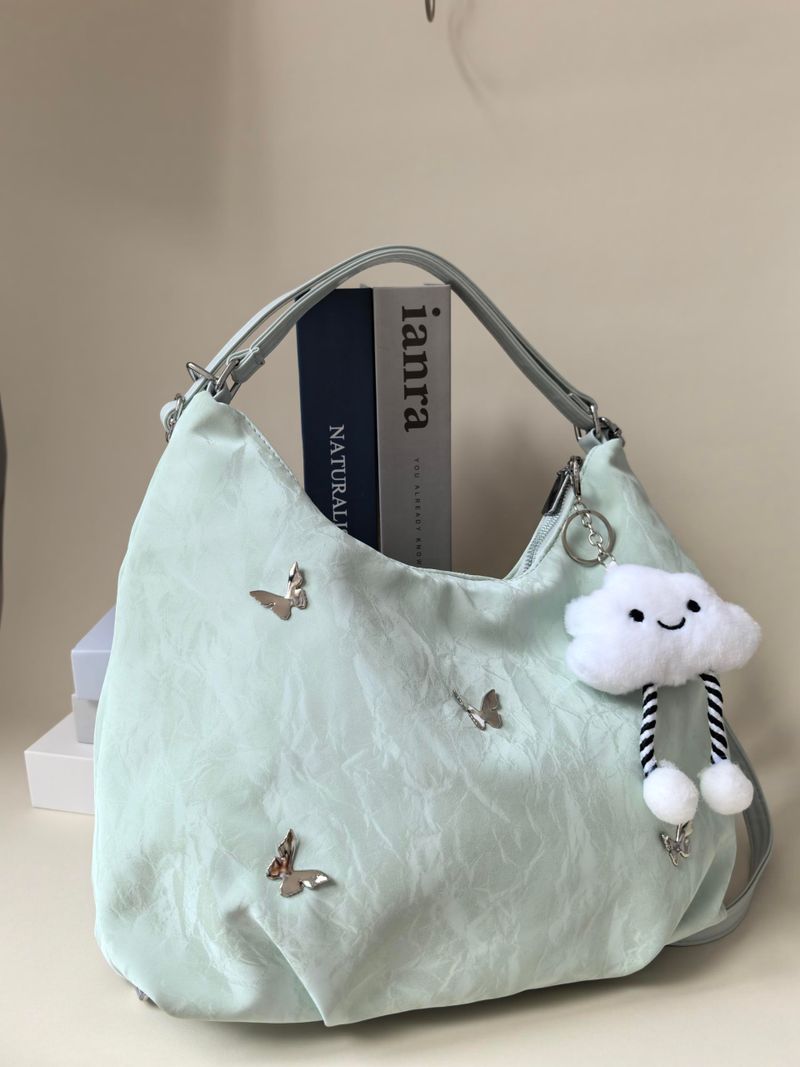 Cloud Doll Keyring Included Buttefly Plated Ribbon Balletcore bag