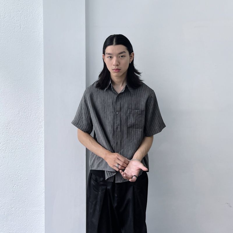 Mist Grey Relaxed Shirt