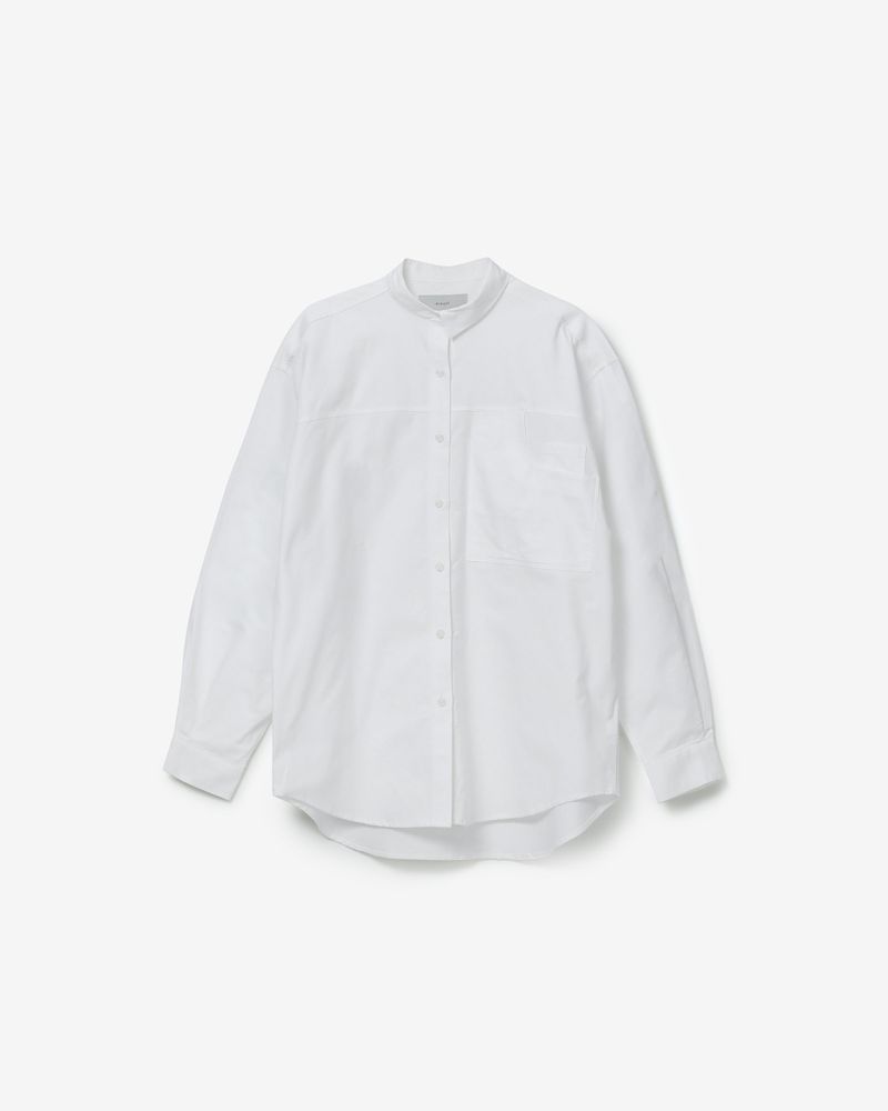 Oxpord drop tie shirts [white]
