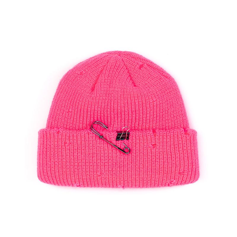 BBD Ripped Custom Short Beanie (Pink)