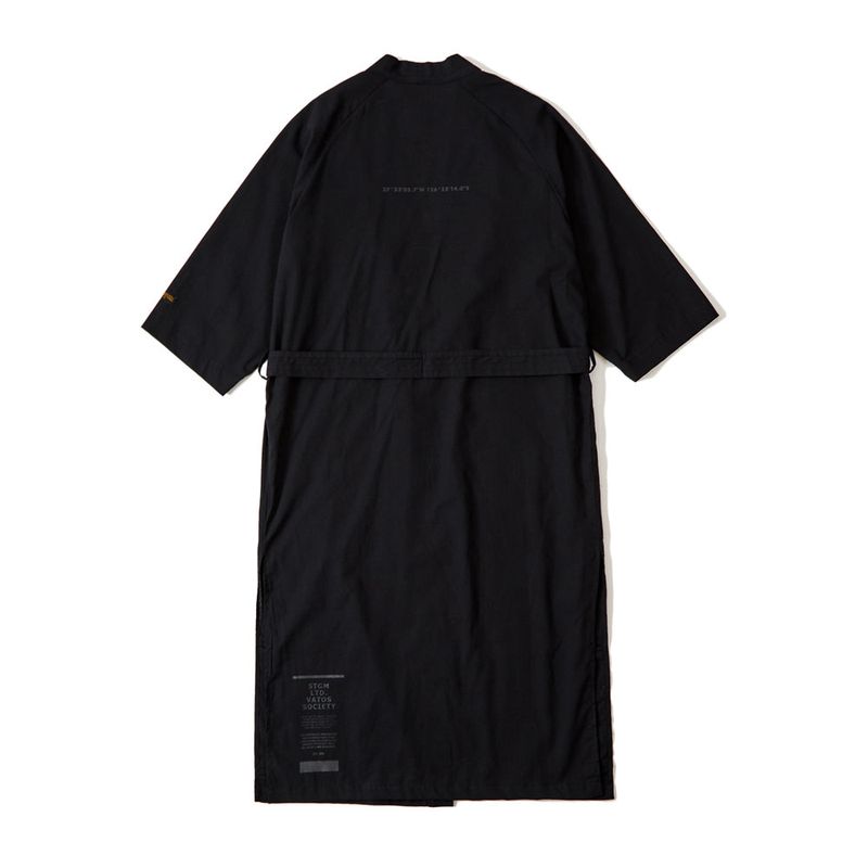 TECH LINEN ROBE OLIVE