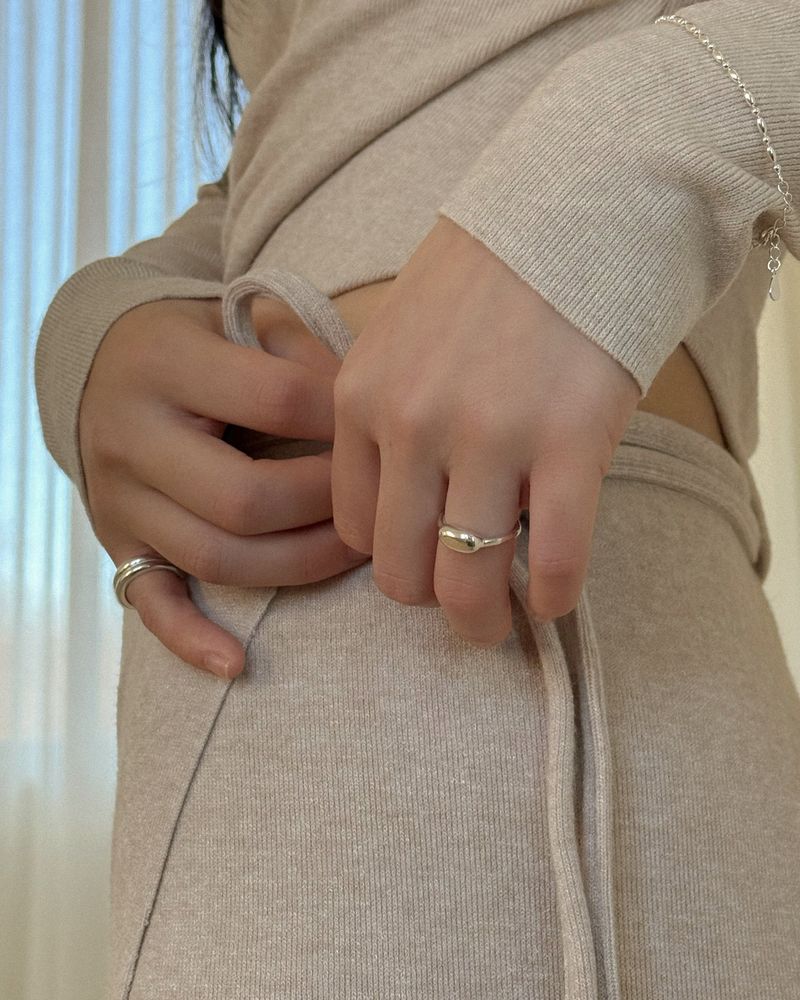 Snuggle ring (silver) *1PCS