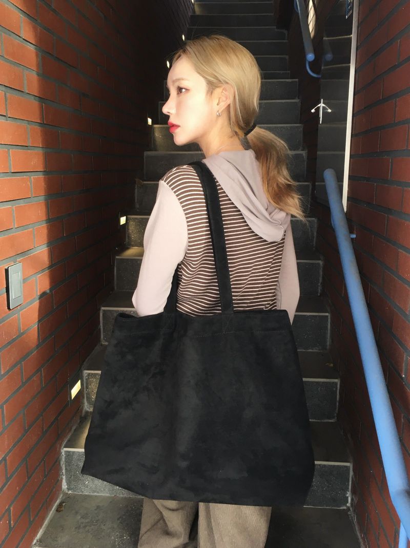 Muffin Suede Big Shopper Bag (3c)