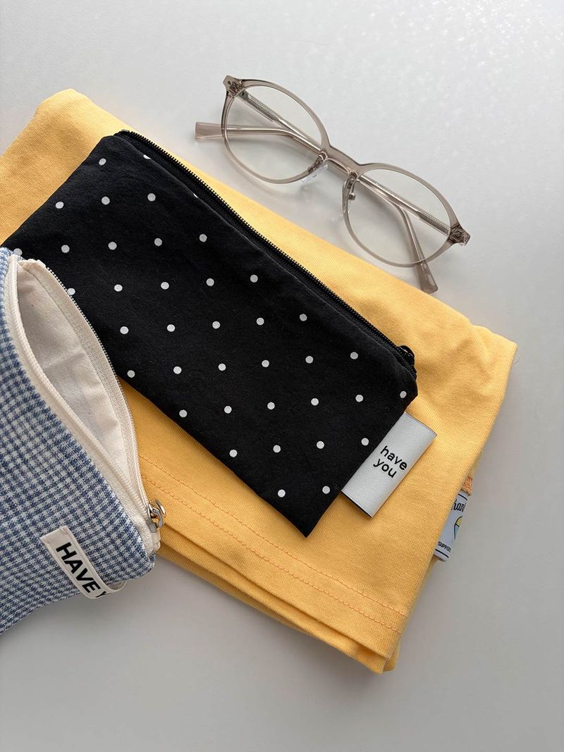 Baby dot tool pouch - black