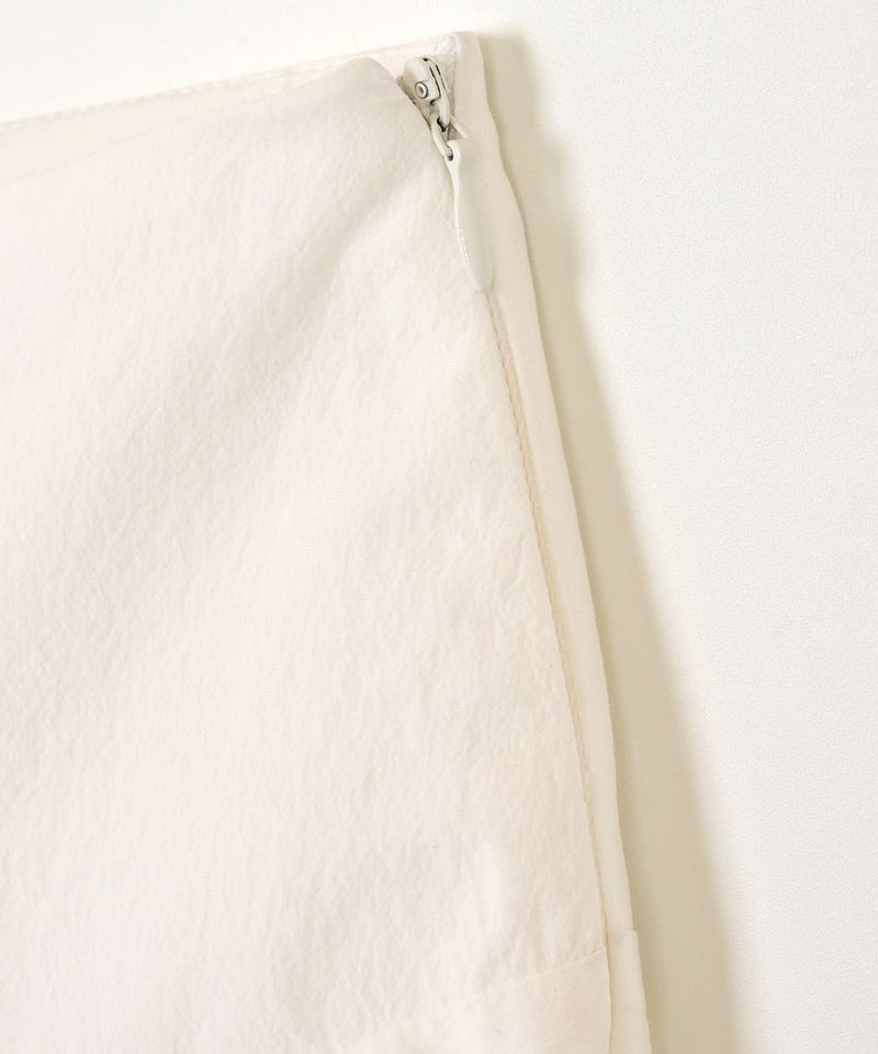 BALLOON MINI SKIRT WHITE