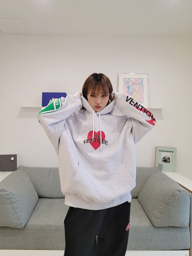 VENTIQUE Freedom napping hoodie 3color