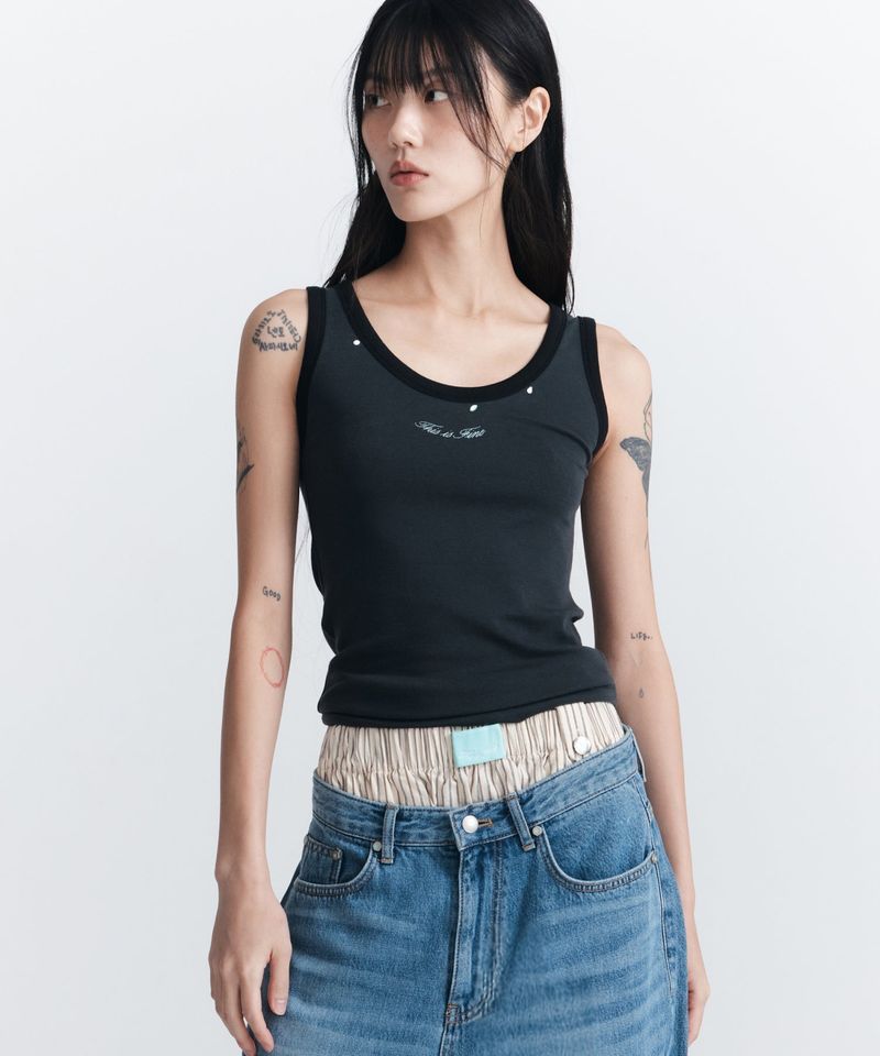Ringer Sleeveless Top